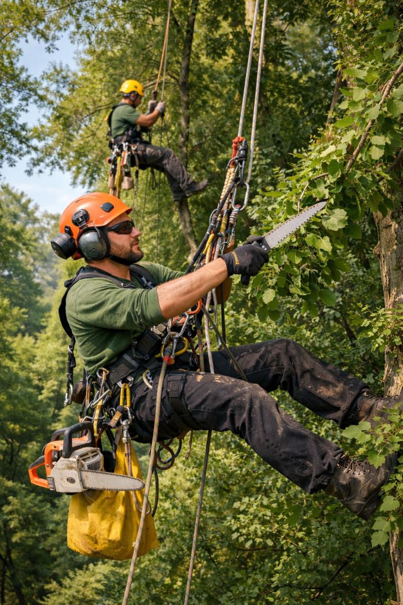 Addetti sistemi accesso e posizionamento mediante funi e attività su alberi